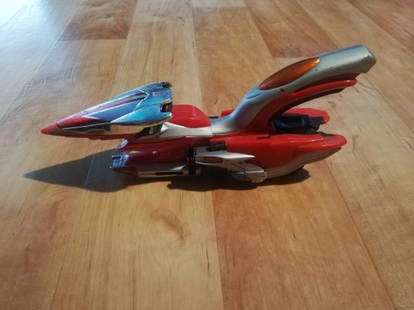 Power Rangers Time Force Red Strata Cycle 2000 Bandai