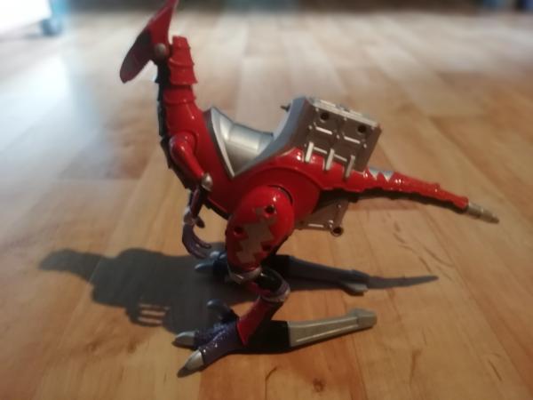 Power Rangers Dino Thunder Red Raptor 2003 Bandai(Gurt fehlt)Technik voll funktionstüchtig