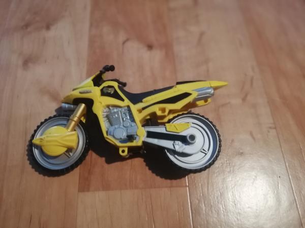 Power Rangers Mystic Force Speeder Cycle Gelb 2005 Bandai
