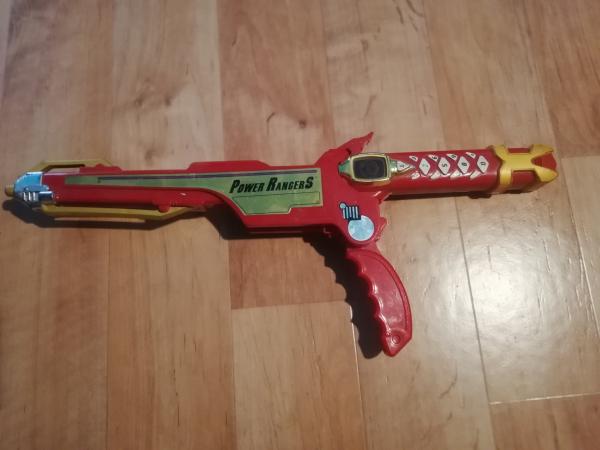 Power Rangers Ninja Storm Gun Sword Blaster 2002 Bandai( Technik Funktioniert)