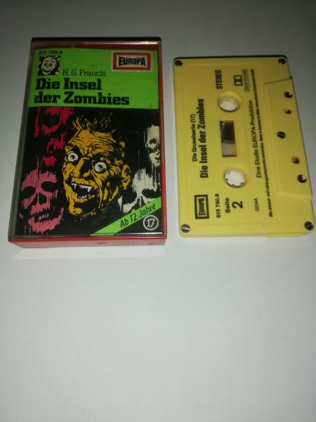 H.G.Francis Folge 17 Die Insel der Zombies 5-fach Silber geschraubt Gelb 515760.9 Europa(Innencover minimal beschrieben)