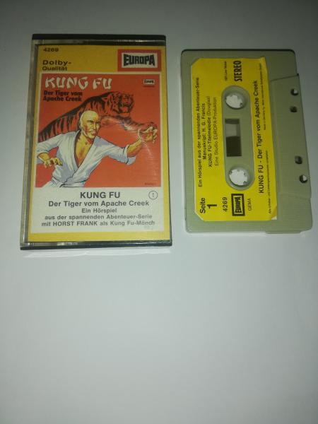 Kung Fu Folge 1 Der Tiger vom Apache Creek Grau mit Gelben Aufkleber 4269 Europa(Innencover minimal beschrieben, MC-Aufkleber etwas lose)