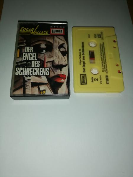 Edgar Wallace Folge 8 Der Engel des Schreckens Gelb 516107.0 Europa( Innencover minimal beschrieben)