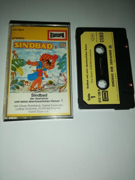 Sindbad der Seefahrer 1 Schwarz mit Beigen Aufkleber 515130.9 Europa(Seite 1 der MC minimal beschrieben)