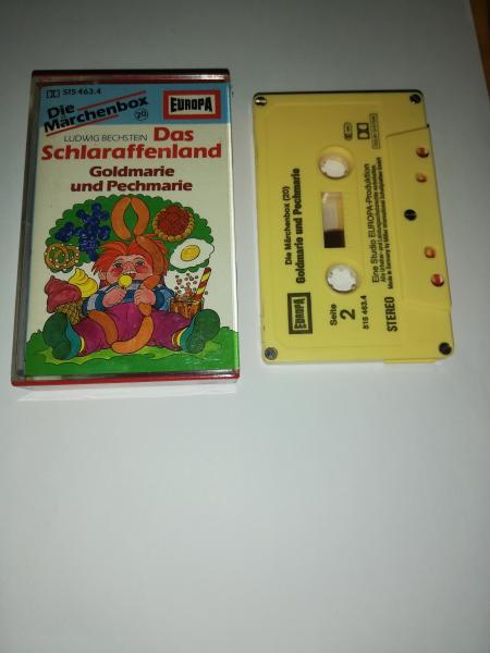 Die Märchenbox Folge 20 Das Schlaraffenland/Goldmarie und Pechmarie 5-fach Silber geschraubt Gelb 515463.4 Europa(Innencover beschrieben)