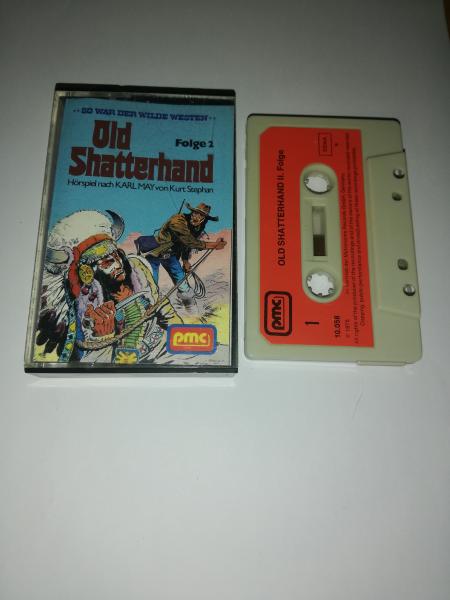 Old Shatterhand Folge 2 Grau mit Roten Aufkleber 10.058 PMC(Innencover beschrieben)
