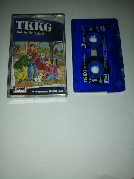 TKKG Folge 162 Gefahr für Oskar Blau mit Weißen Druck 8869744397 4 Comic Cover Europa