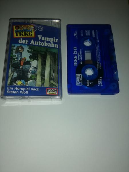 TKKG Folge 34 Vampir an der Autobahn Blau mit Weißen Druck 7432198992 4 Europa