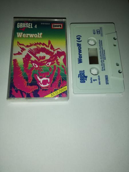 Europa Grusel Folge 4 Werwolf Weiß mit Blauen Druck 516433.8 Europa(Innencover minimal beschrieben)