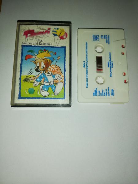 Panki Folge 1 Ufos. Gauner und Kastanien Weiß -Blau 450168-4 CBS(Innencover beschrieben)