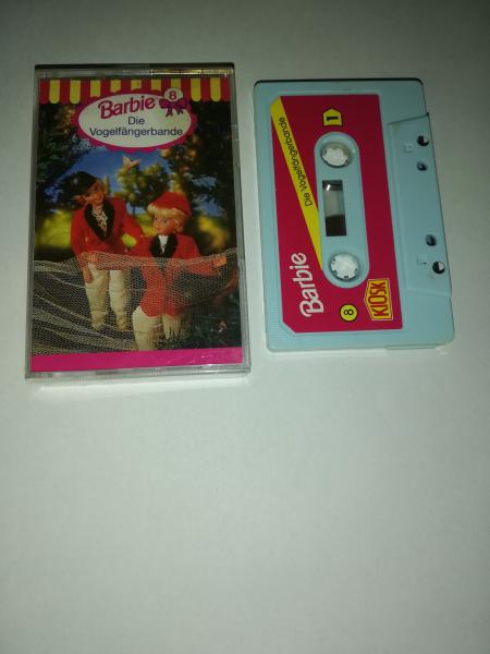 Barbie Folge 8 Die Vogelfängerbande Weiß mit Pinken Aufkleber Kiosk 4.27208(Innencover leicht beschrieben)