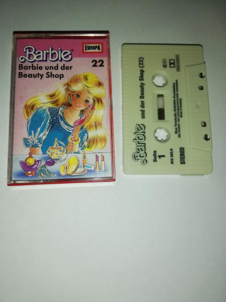 Barbie Folge 22 Barbie und der Beauty Shop Grau mit Schwarzen Druck 515283-209 Europa(Innencover beschrieben)