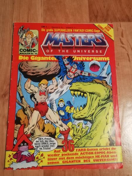 Masters of the Universe Comic Mazazin Nr.10 Mattel aus dem Jahre 1986 im guten gebrauchten Zustand