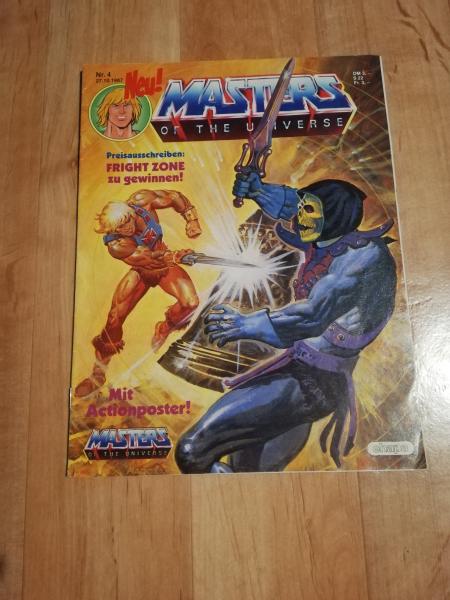 Masters of the Universe Comic Nr. 4 vom 27.10.1987 im guten gebrauchten Zustand(incl Poster)