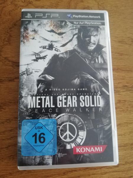 Metal Gear Solid :Peace Walker PSP komplett mit Anleitung USK ab 16 Jahren