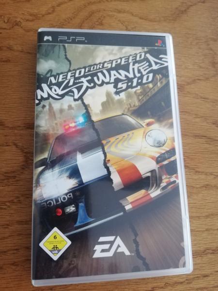 Need for Speed Most Wanted 5-1-0 PSP komplett mit Anleitung ULES 00196 USK ab 6 Jahren