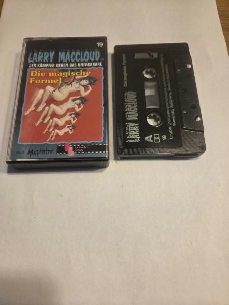 Larry Maccloud Folge 19 Die magische Formel 5-fach Schwarz geschraubt Schwarz mit Silbernen Druck Tonstudio Braun