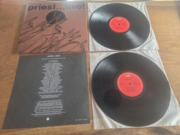 Judas Priest Priest...Live 1987 CBS 450639-1 Doppel LP Griechische Pressung NM/VG+