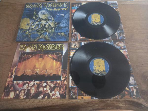 Iron Maiden Live after Death 1985 EMI 1C 162240426 3 Doppel LP Europäische Pressung VG/VG+