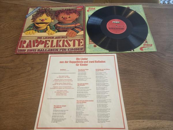 Rappelkiste – Die Lieder Aus Der Rappelkiste Und Zwei Balladen Für Kinder 1973 Poly – 2432 117 Deutsche Pressung VG/VG