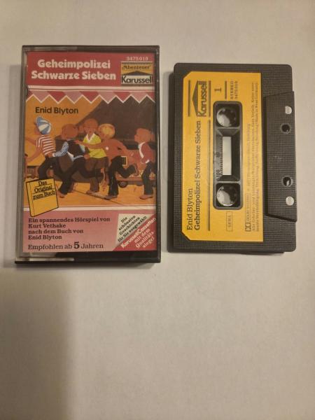 Geheimpolizei Schwarze Sieben Schwarz mit Gelben Aufkleber 3475019 Karussell
