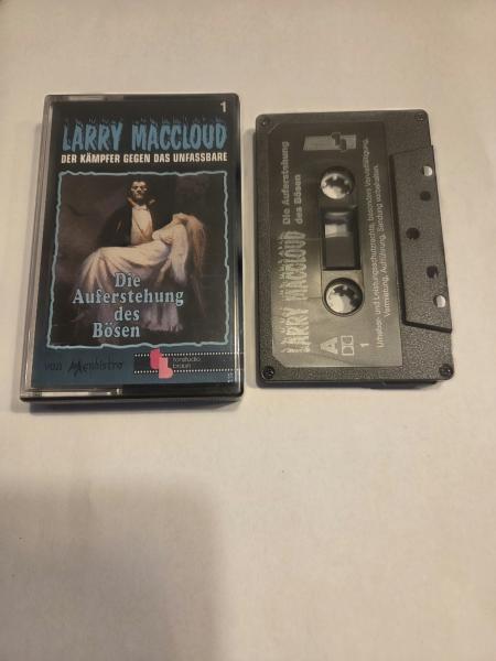 Larry Maccloud Folge 1 Die Auferstehung des Bösen 5-fach Schwarz geschraubt Schwarz mit Silbernen Druck Tonstudio Braun