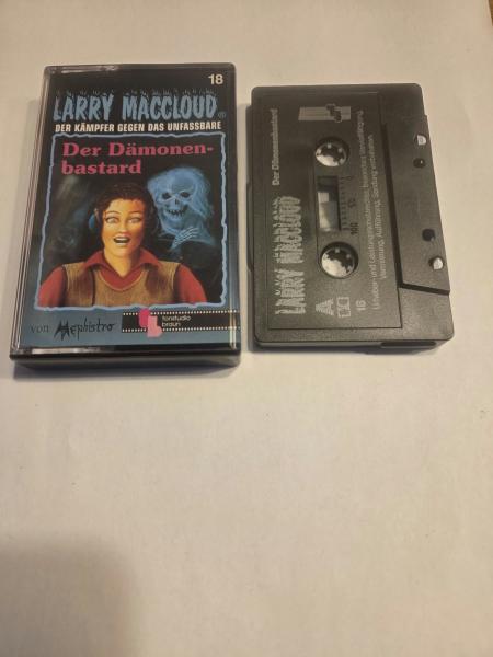 Larry Maccloud Folge 18 Der Dämonenbastard Schwarz mit Silbernen Druck Tonstudio Braun