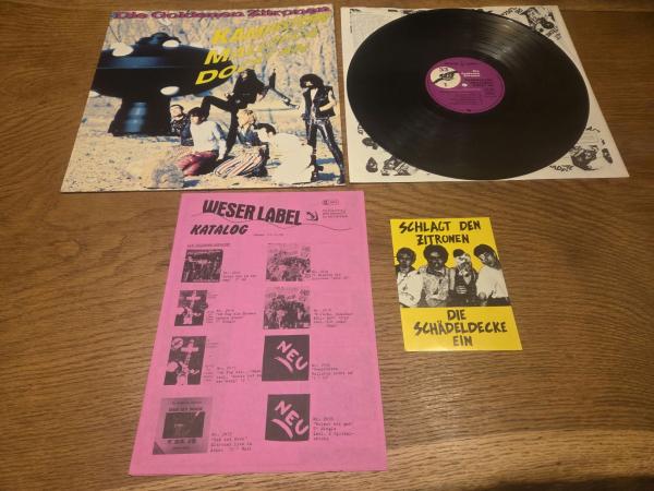 Die Goldenen Zitronen – Kampfstern Mallorca Dockt An 1988 Weser Label – WESERLABEL 2430 Deutsche Pressung VG/VG+
