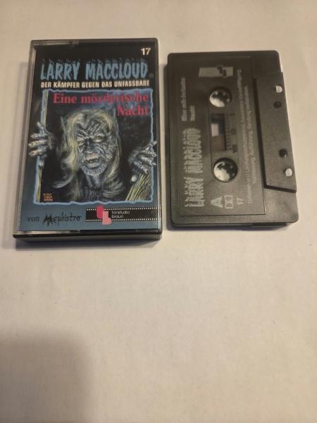 Larry Maccloud Folge 17 Eine mörderische Nacht Schwarz mit Silbernen Druck Tonstudio Braun