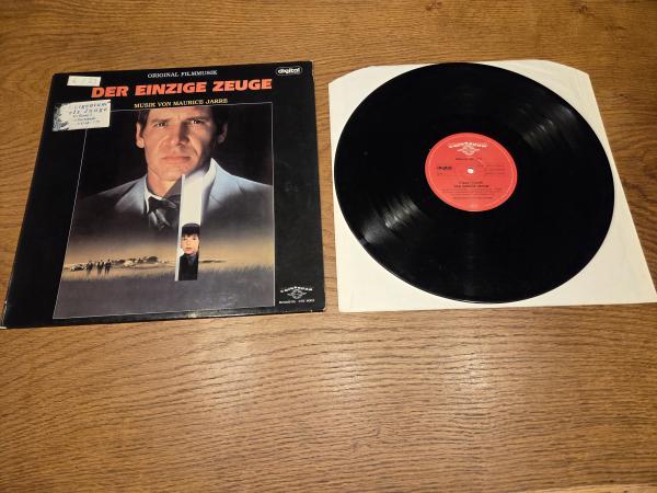 Original Filmmusik - Der Einzige Zeuge (Original Filmmusik) Maurice Jarre 1985 Colosseum (2) – CST 8003 Deutsche Pressung VG/VG+