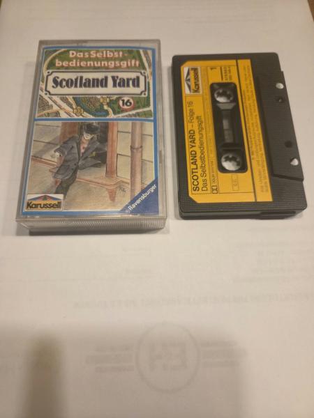 Scotland Yard Folge 16 Das Selbstbedienungsgift Schwarz mit Gelben Aufkleber 833144-4 Karussell