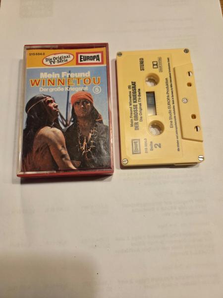 Mein Freund Winnetou Folge 5 Der große Kriegsrat 5-fach Silber geschraubt Gelb 515684.0 Europa(Kleines Fenster, Schrauben auf Seite 2)