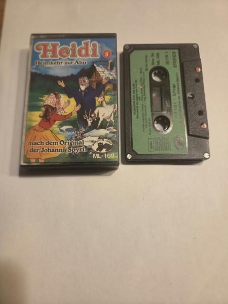 Heidi Folge 5 Heimkehr zur Alm 4-fach Silber geschraubt Schwarz mit Grünen Aufkleber ML-109 Märchen-Land