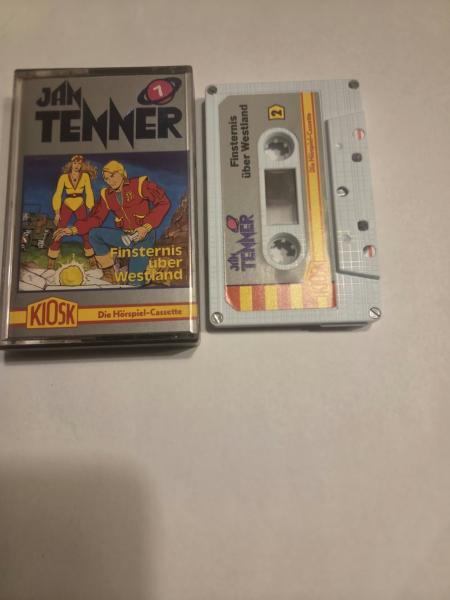 Jan Tenner Folge 7 Finsternis über Westland 5-fach Silber geschraubt Weiß mit Grauen Aufkleber 4.25615 CD Kiosk