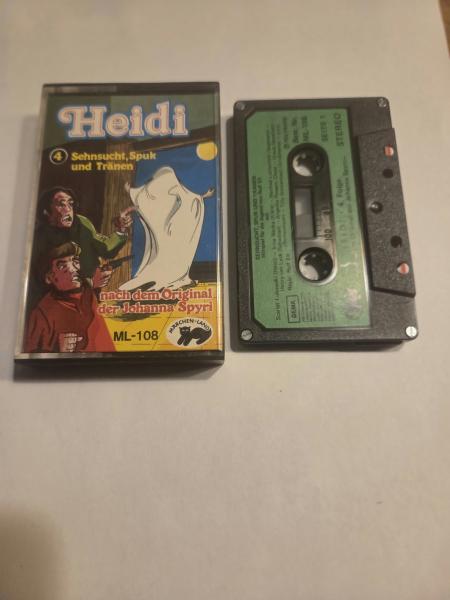 Heidi Folge 4 Sehnsucht, Spuk und Tränen 4-fach Silber geschraubt Schwarz mit Grünen Aufkleber ML-108 Märchen-Land