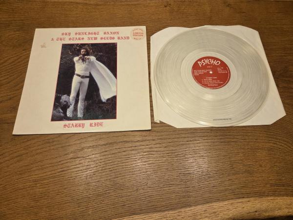 Sky Sunlight Saxon & The Stars New Seeds Band– Starry Ride 1984 Psycho Records – PSYCHO 29 Clear Vinyl Limited Edition UK Pressung NM/VG