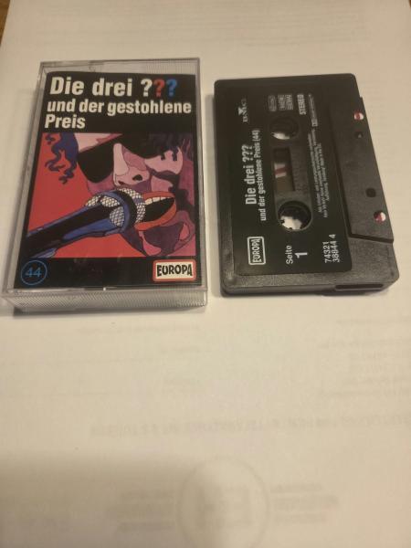 Die Drei Fragezeichen Folge 44 und der gestohlene Preis Schwarz mit Weißen Druck 8869703698 4/2 Europa