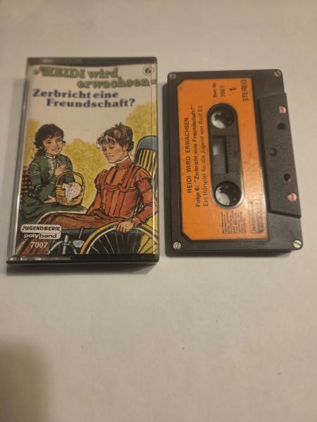 Heidi wird Erwachsen Folge 6 Zerbricht eine Freundschaft ? 4-fach Silber geschraubt Schwarz mit Orangen Aufkleber 7007 Polyband Jugendserie