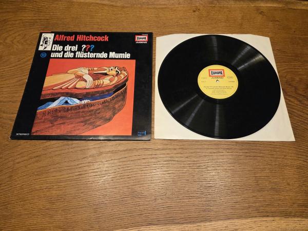 Die Drei Fragezeichen Folge 10 und die flüsternde Mumie 1979 Europa 115910.0 Deutsche Pressung VG+/VG+