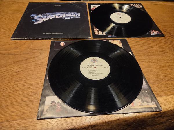 Superman The Movie (Original Sound Track) John Williams 1978 Warner Bros. Records – WB 66 084, Warner Bros. Records – 2BSK 3257 Doppel LP Deutsche Pressung VG+/VG
