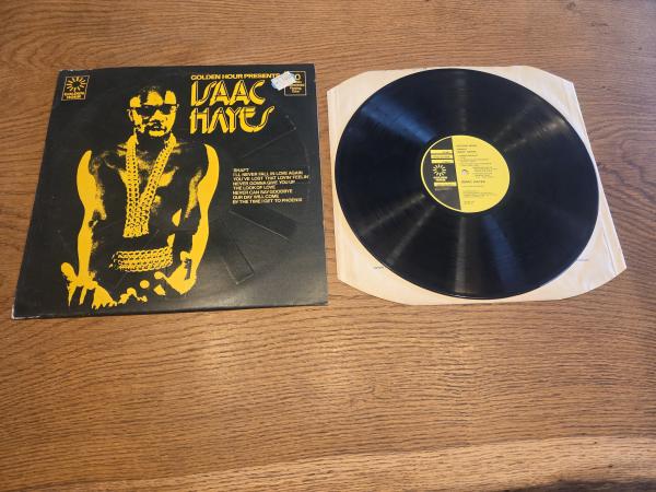 Isaac Hayes – Golden Hour Presents Isaac Hayes 1976 Golden Hour – GH 844, Stax – GH 844 UK Pressung VG+/VG+