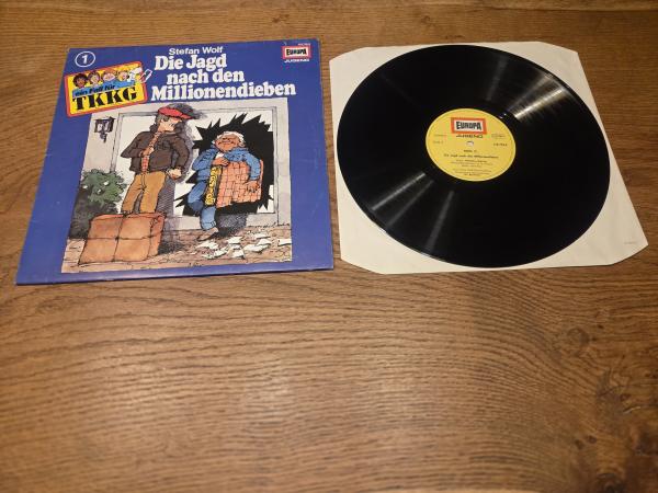 TKKG Folge 1 Die Jagd nach den Millionendieben Deutsche Pressung VG/VG+ 115718.3 Europa