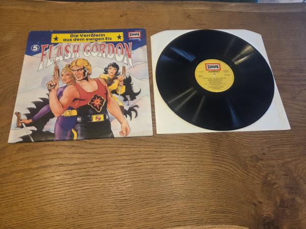 Flash Gordon Folge 5 - Die Verräterin Aus Dem Ewigen Eis 1982 Europa – 115 712.4 Deutsche Pressung VG/VG+