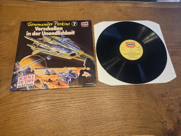 H.G. Francis – Commander Perkins 7 - Verschollen in der Unendlichkeit 1980 Europa – 115 630.6 Deutsche Pressung VG+/VG+