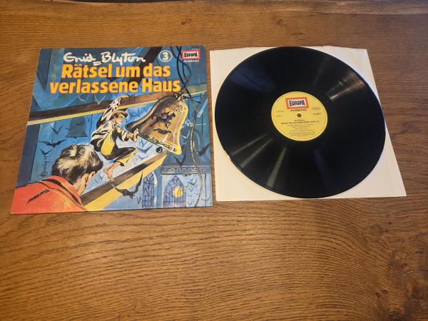 Enid Blyton Folge 3 Rätsel um das verlassene Haus  1980 Europa 115652.7 Deutsche Pressung VG/VG+