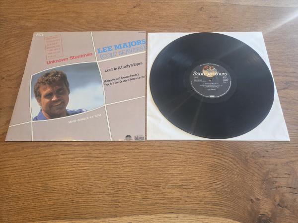Lee Majors – Unknown Stuntman 1985 Scotti Bros. Records – 120·14·018, Bellaphon – 120·14·018 Maxi Deutsche Pressung NM/VG+