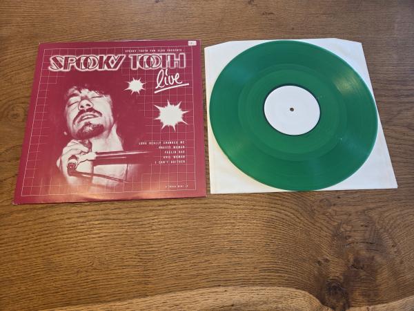 Spooky Tooth – Fan Club Presents Spooky Tooth Live 1989 Limited Edition of 125 Copies Green Vinyl VG+/VG+