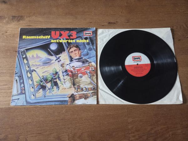 Raumschiff UX3 Antwortet Nicht Bert Varell 1974 Europa E 271 Deutsche Pressung VG-/VG+