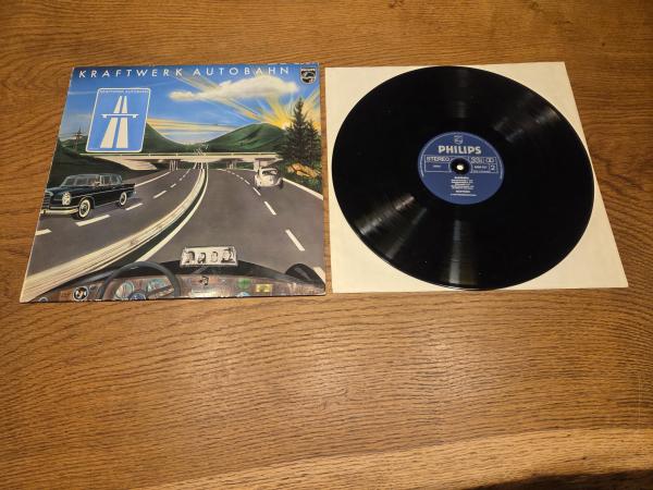 Kraftwerk Autobahn 1974 Kling Klang Philips 6305231 Deutsche Pressung VG+/VG+