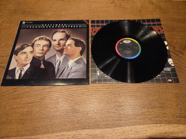 Kraftwerk ‎– Trans-Europe Express 1977 Fame ‎– 1A 038 15 7587 1, Fame ‎– 1A 038-15 7587 1, Capitol Records ‎– 1A 038 15 7587 Europäische Pressung NM/VG+